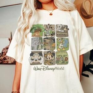 Retro Dsney Animal Kingdom Mckey Friends Dsney Wild Retro Safari Mo Shirt Gif